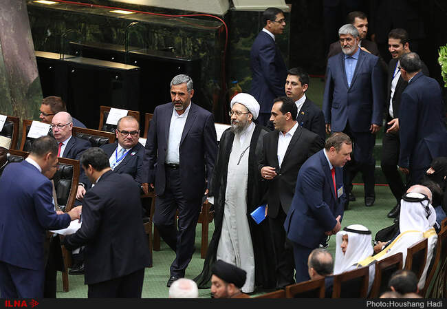 حواشی مراسم تحلیف دوازدهمین دوره ریاست جمهوری به روایت تصویر