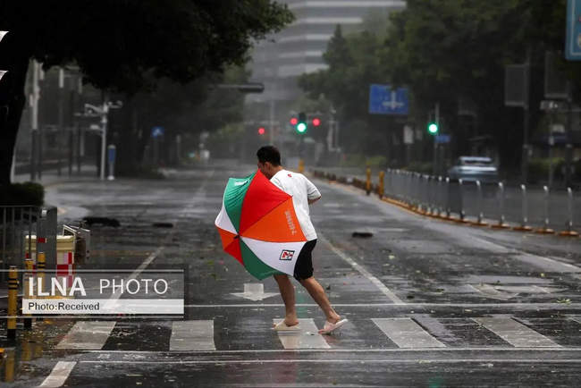 تصاویری از خسارات طوفان راگاسا در جنوب چین 