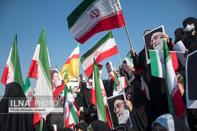 راهپیمایی محکومیت اقدامات تروریستی آمریکا و رژیم صهیونیستی علیه ملت