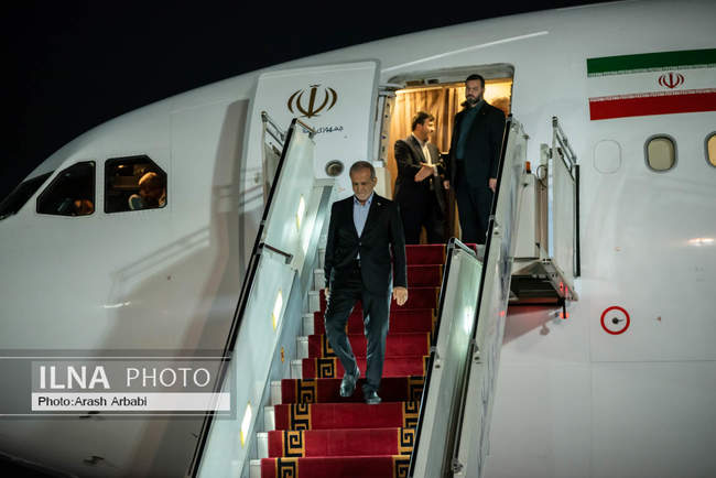 بازگشت رئیس‌جمهور از نیویورک