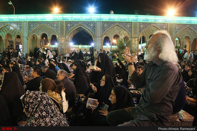 مراسم احیای شب نوزدهم ماه مبارک رمضان در حرم حضرت عبدالعظیم حسنی (ع)