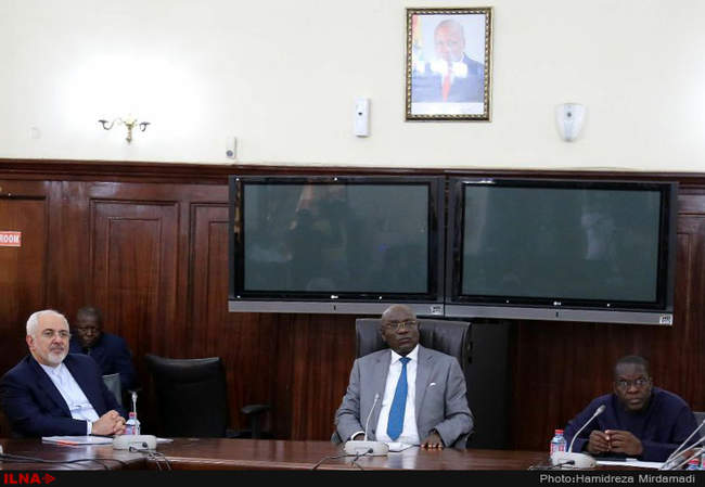 سفر محمدجواد ظریف وزیر امور خارجه کشورمان به غنا