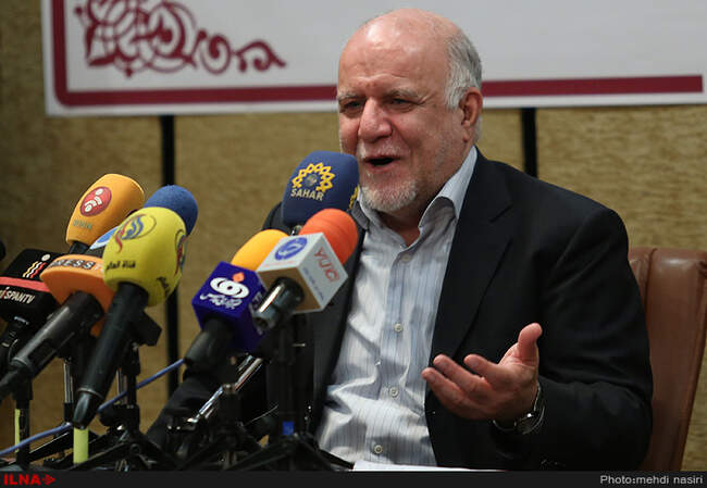 نشست خبری بیژن زنگنه، وزیر نفت بااصحاب رسانه