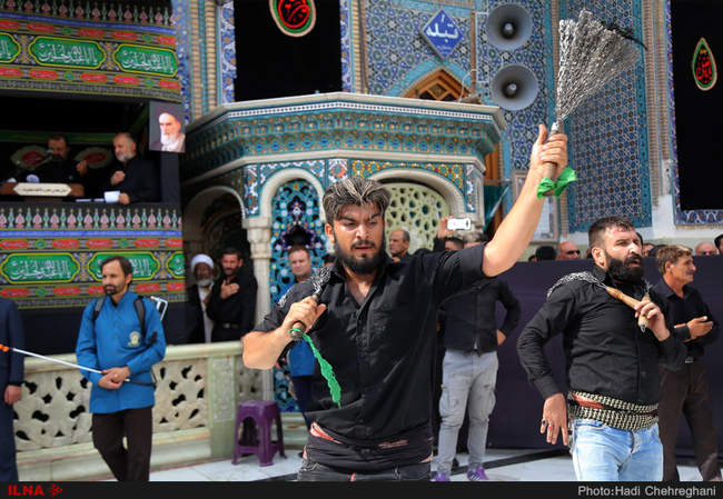 مراسم عزاداری روز عاشورای حسینی در قم