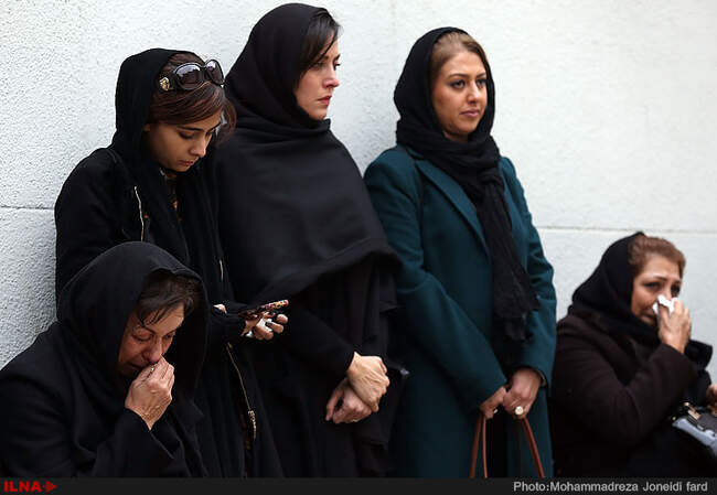 مراسم تشییع نیما طباطبایی