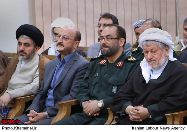 دیدار اعضای ستاد کنگره گرامیداشت شهدای پیشمرگان مسلمان کُرد با رهبر 