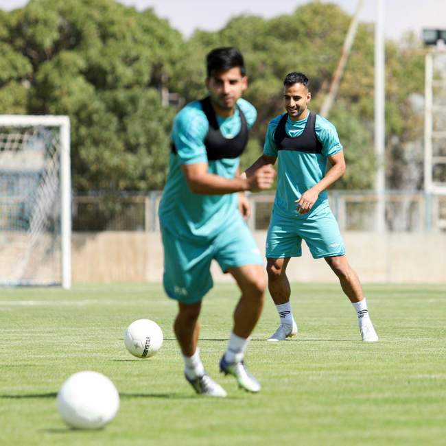 تصاویری از تمرین امروز تراکتور تبریز