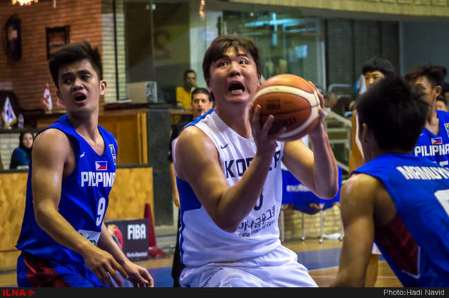 بیست و چهارمین دوره مسابقات بسکتبال قهرمانی جوانان آسیا: کره - فیلیپی