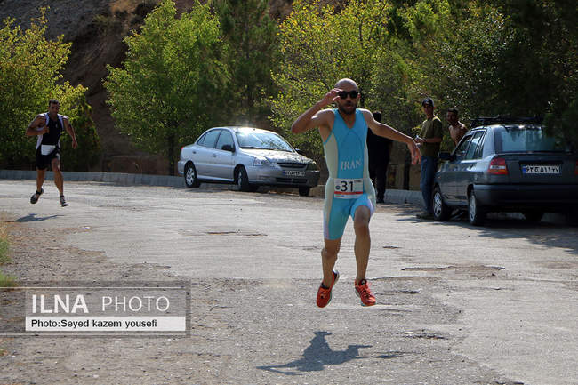 مسابقات ترای اتلون قهرمانی کشور در تبریز