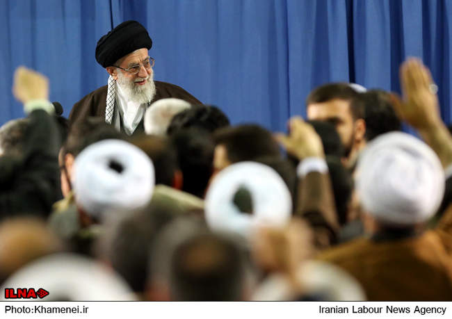 دیدار رهبر انقلاب با فعالان محیط زیست