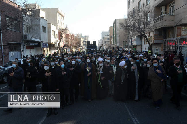 مراسم تشییع و تدفین دو شهید گمنام دفاع مقدس در بوستان دامپزشکی