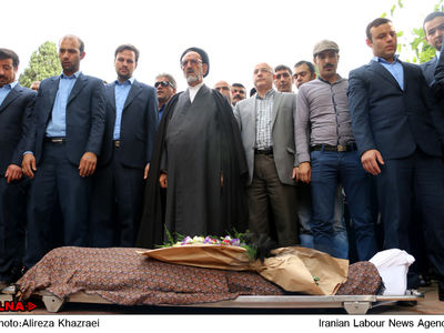 پیکر محمدعلی سپانلو از خانه هنرمندان تشییع شد