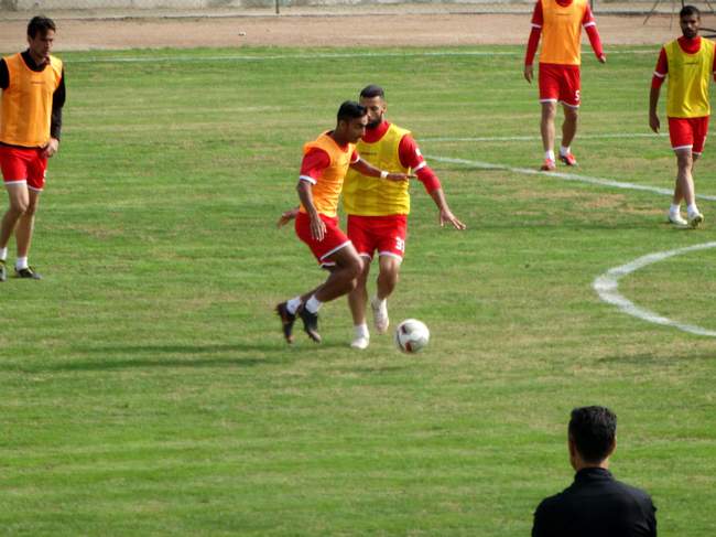 گزارش تصویری تمرین امروز نساجی