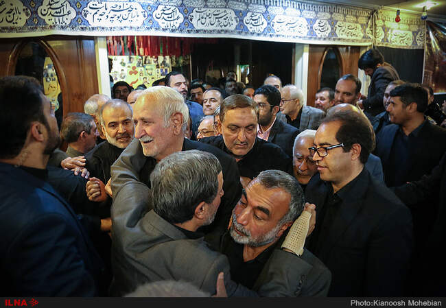 مراسم ترحیم برادر محمود احمدی نژاد