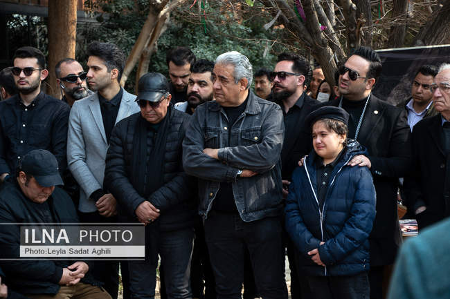 مراسم تشییع پیکر مرحوم شهرام عبدلی