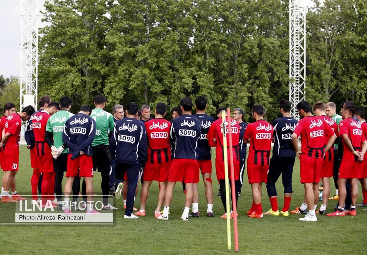 گزارش تمرین پرسپولیس
