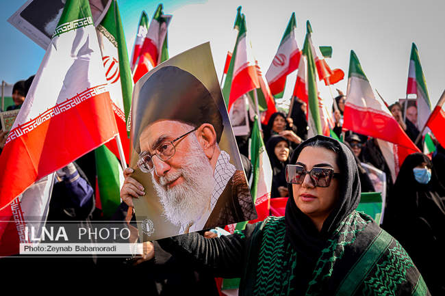 راهپیمایی محکومیت اقدامات تروریستی آمریکا و رژیم صهیونیستی علیه ملت