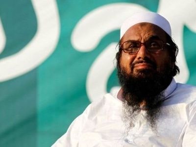 اعتراض حامیان حافظ سعید علیه ترامپ