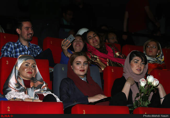 مراسم اکران خصوصی فیلم نفس به کارگردانی نرگس آبیار