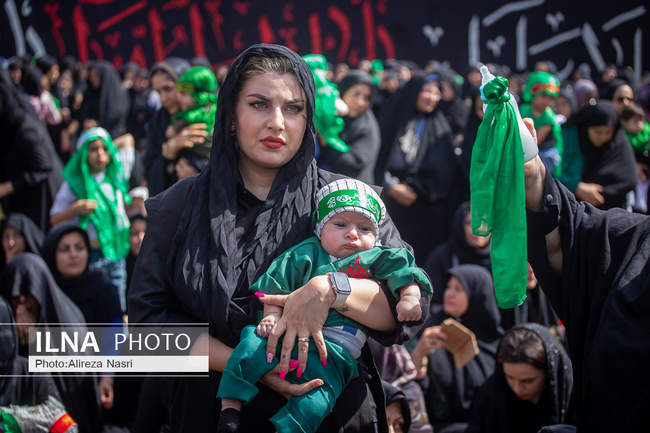 مراسم شیرخوارگان حسینی در قزوین 