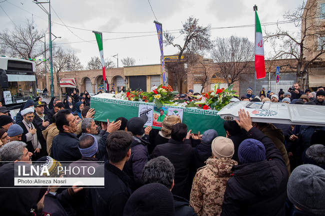 تشییع پیکر شهید مقاومت ملی در قزوین به روایت تصویر