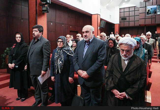 مراسم بزرگداشت مریم میرزاخانی در موسسه رعد