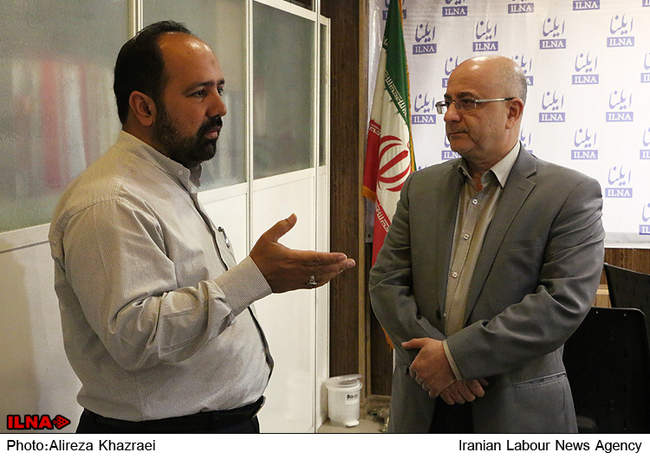 حضور علی مرادخانی معاون هنری وزیر ارشاد در خبرگزاری ایلنا