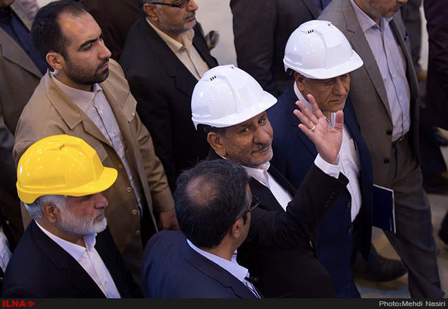 افتتاح کارخانه فولاد کویر دامغان باحضور معاون اول رئیس جمهور 