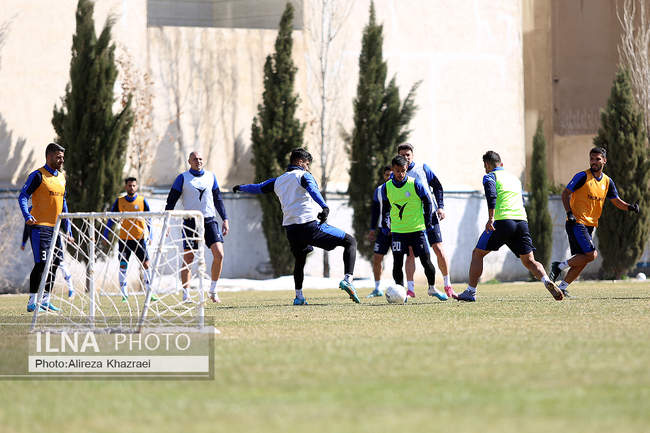 تمرین تیم فوتبال استقلال تهران