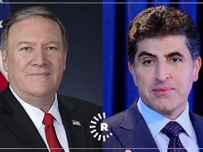 گفت‌وگوی تلفنی بارزانی و پمپئو