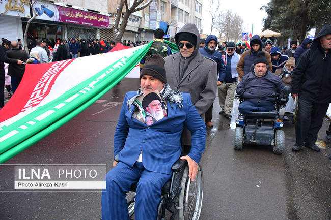 گزارش تصویری راهپیمایی ۲۲ بهمن در قزوین