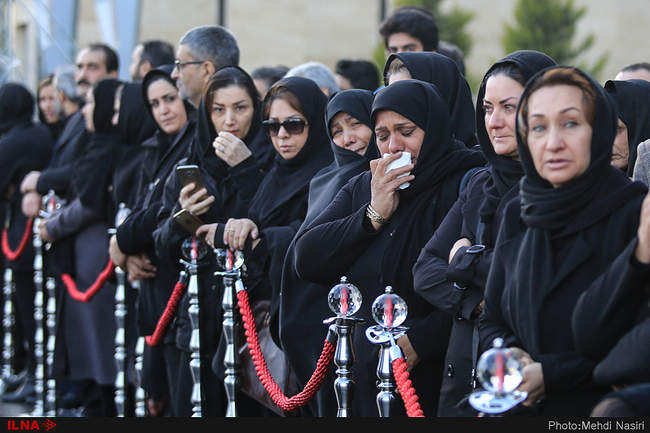 مراسم استقبال از پیکر سه شهید دریانورد نفتکش سانچی