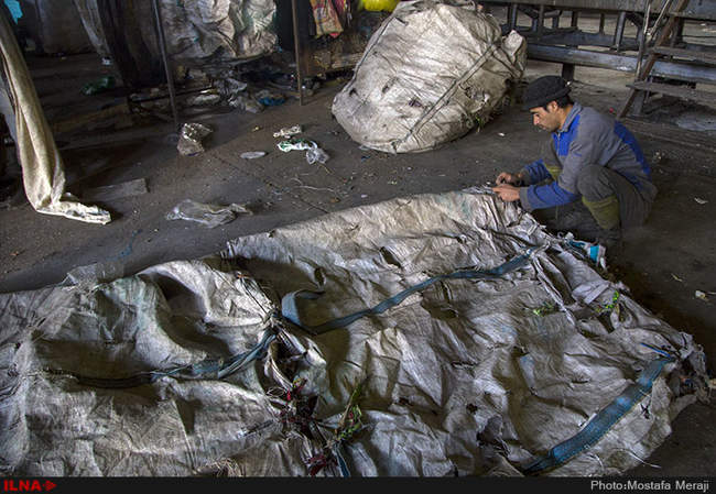 کارگران سایت پسماند زباله کهریزک تهران