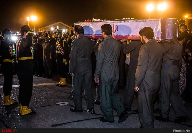 ورود پیکر شهید حججی به تهران