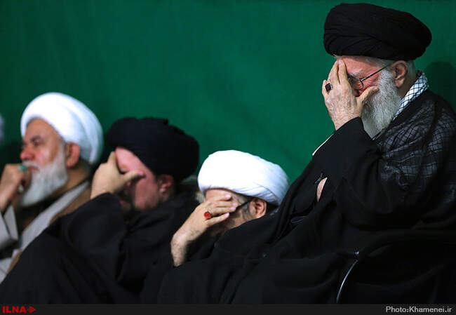 اولین شب عزاداری ایام محرم در حسینیه امام خمینی