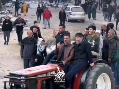 بازگشت آوارگان فلسطینی به غزه + فیلم