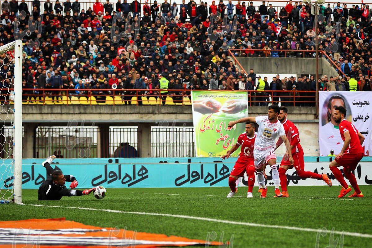 خلاصه بازی سپیدرود صفر - پرسپولیس یک