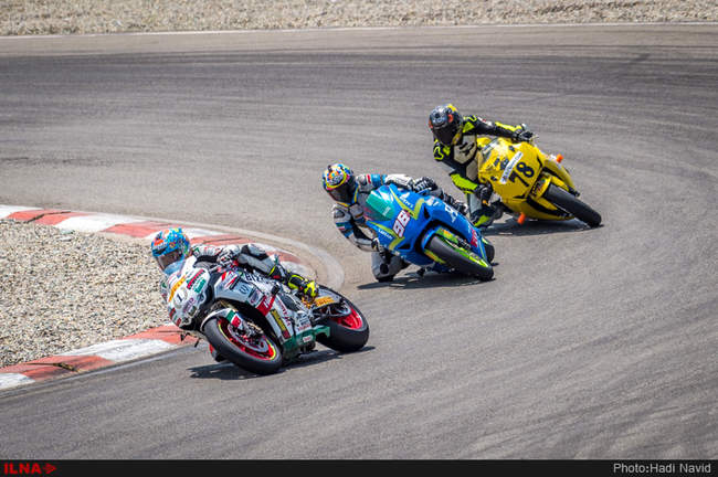 دور دوم مسابقات موتورسواری سرعت ایران