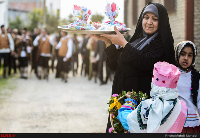 نوروز خوانی در روستاهای مازندران و ساری
