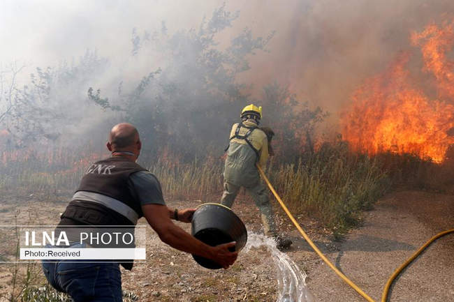 آتش سوزی گسترده در مناطق مرکزی پرتغال 