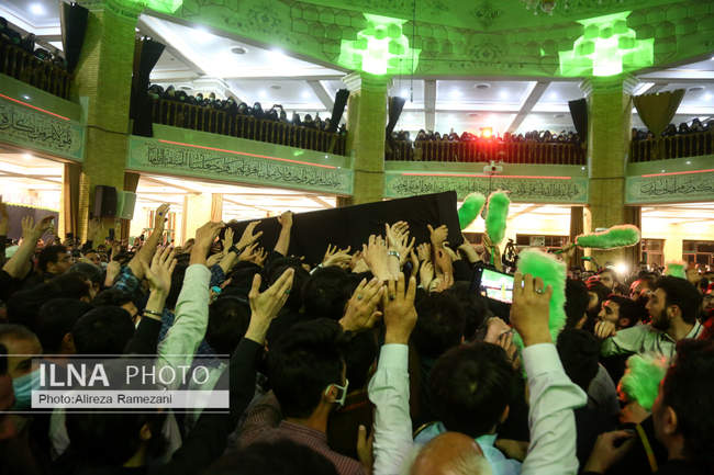 مراسم وداع با پیکر استاد فاطمی نیا