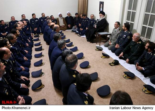 دیدار فرماندهان نیروی هوایی با فرمانده کل قوا