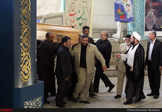 مراسم تشییع پیکر آیت الله خزعلی