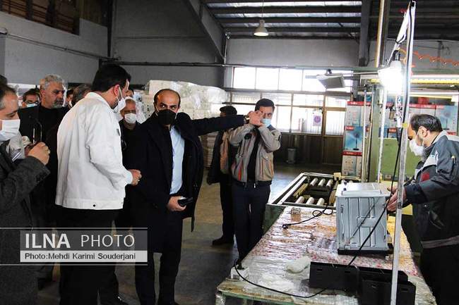 بازدید معاون وزیر صمت جناب دکتر برادران از صنایع الکتریکی ناسیونال ا