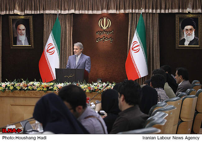 نشست خبری سخنگوی دولت