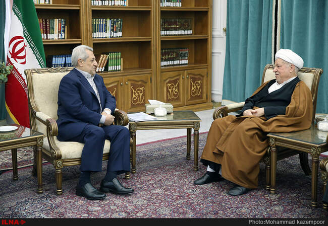 دیدار استاندار همدان با آیت الله هاشمی رفسنجانی