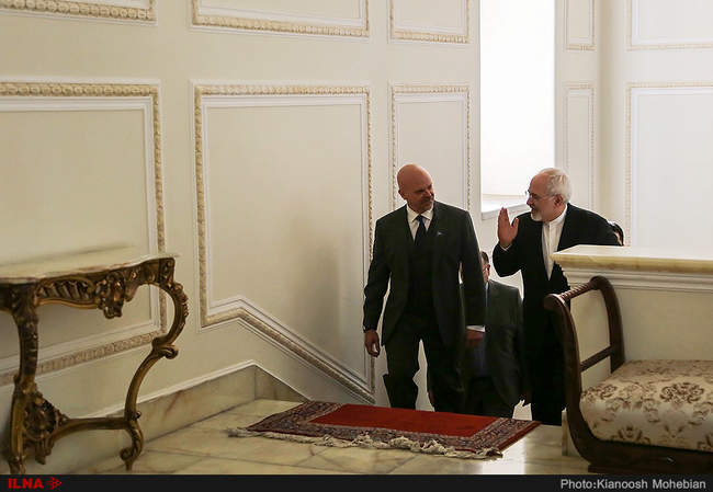 دیدار های امروز محمد جواد ظریف