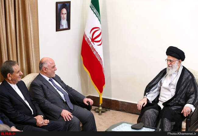 دیدار نخست وزیر عراق با مقام معظم رهبری