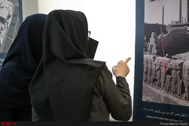 مراسم رونمایی از سردیس سرباز هخامنشی