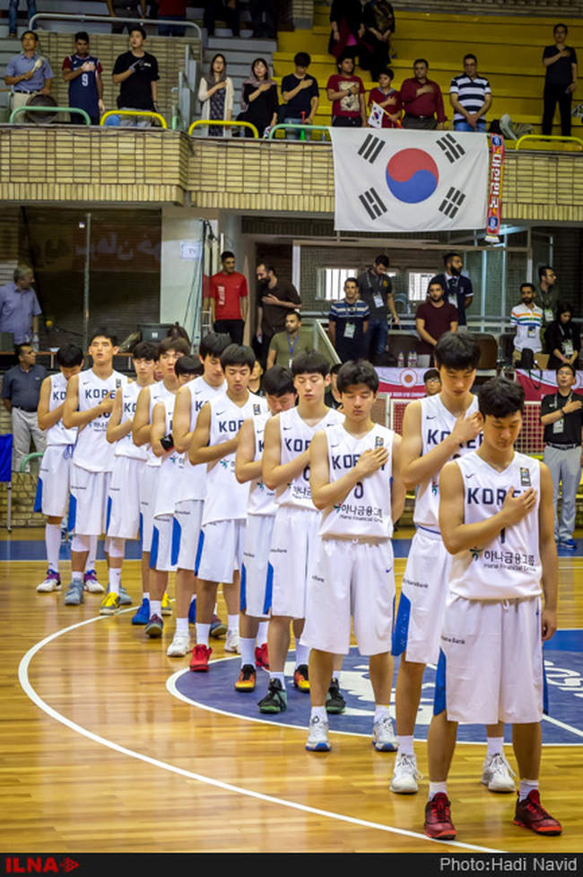 بیست و چهارمین دوره مسابقات بسکتبال قهرمانی جوانان آسیا: ایران - کره �